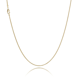 14 kt. Guldhalsk�de - Hvede - Bredde:1,3mm