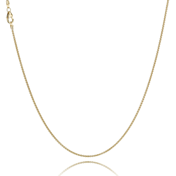 14 kt. Guldhalsk�de - Hvede - Bredde:1,7mm