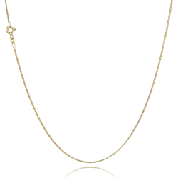 14 kt. Guldhalsk�de - Panser-facet - Tr�d:0,65 Bredde:2,1mm
