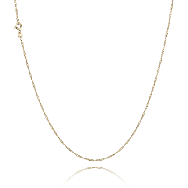 8 kt. Guldhalsk�de - Singapore - Bredde1,5mm