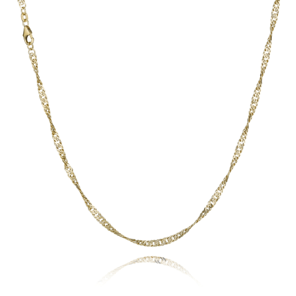 8 kt. Guldhalsk�de - Singapore - Bredde:2,9mm