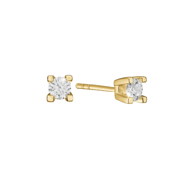 14 kt. Eternity diamant �restikker 2x0,20ct. 4/Grab