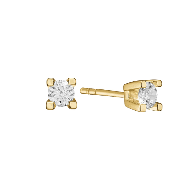 14 kt. Eternity diamant �restikker 2x0,30ct. 4/Grab