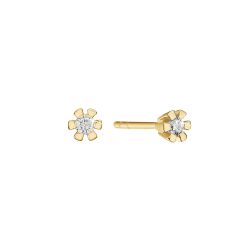 14 kt. Eternity diamant �restikker 2x0,10ct. 6/Grab