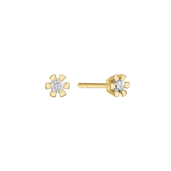 14 kt. Eternity diamant �restikker 2x0,15ct. 6/Grab