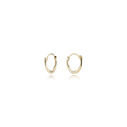 8 kt. Guldcreoler / Hoops 1,3/11mm