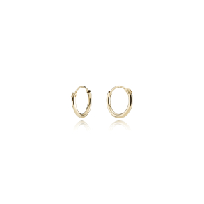 14 kt. Guldcreoler / Hoops 1,3/11mm