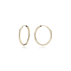 8 kt. Guldcreoler / Hoops 2,0/20mm