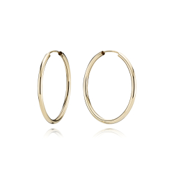 14 kt. Guldcreoler / Hoops 2,0/30mm
