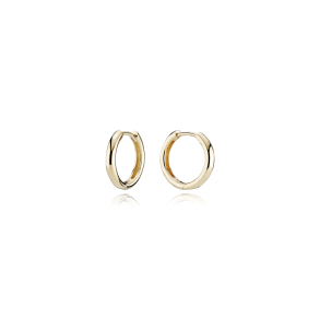 8 kt. Guldcreoler / Hoops 2,2/12,5mm