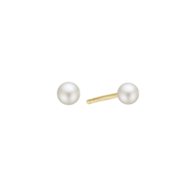 14 kt. Guld�resticks med 5mm ferskvandsperler