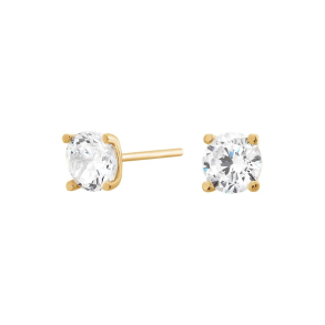 8 kt. Guld�resticks med 5,5mm zirkonia 4 grabber