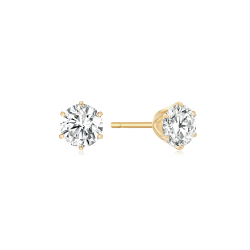 14 kt. Guld�resticks med 5,0mm zirkonia 6 grabber