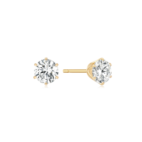 8 kt. Guld�resticks med 5,0mm zirkonia 6 grabber