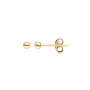 8 kt. Guld �restikkere med 3,0mm kugle