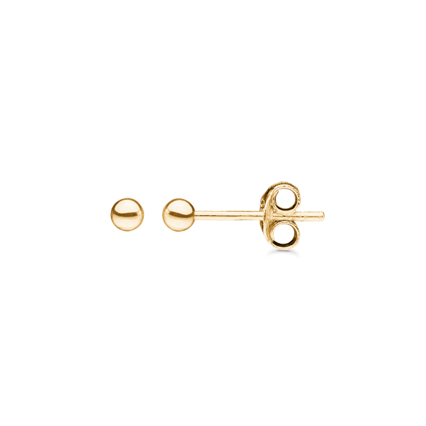 8 kt. Guld �restikkere med 3,0mm kugle