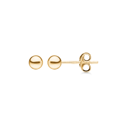 8 kt. Guld �restikkere med 4,0mm kugle