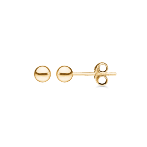 8 kt. Guld �restikkere med 4,0mm kugle