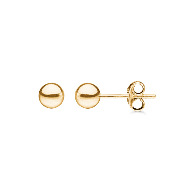 14 kt. Guld �restikkere med 5,0mm kugle