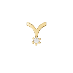 14 kt. Eternity diamant vedh�ng 0,20ct. 6/Grab
