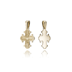 14 kt. Guld Dagmarkors Blank 15mm