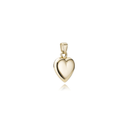 14 kt. Guldhjerte blankt 10x10mm