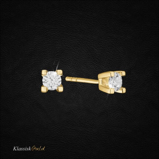 14 kt. Eternity diamant restikker 2x0,15ct. 4/Grab