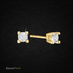 14 kt. Eternity diamant �restikker 2x0,25ct. 4/Grab