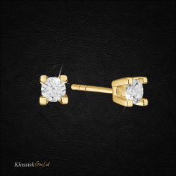 14 kt. Eternity diamant �restikker 2x0,30ct. 4/Grab