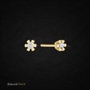 8 kt. Eternity diamant restikker 2x0,05ct. 6/Grab