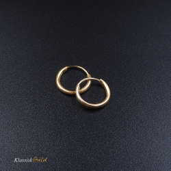 8 kt. Guldcreoler / Hoops 2,0/13mm