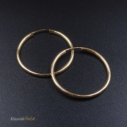14 kt. Guldcreoler / Hoops 2,0/30mm