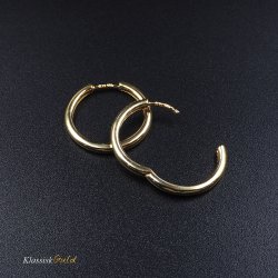 8 kt. Guldcreoler / Hoops 2,2/20mm