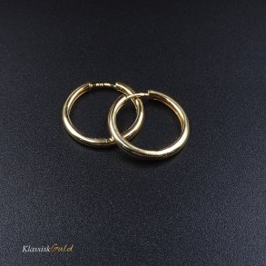 8 kt. Guldcreoler / Hoops 2,2/20mm