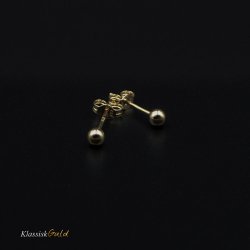 8 kt. Guld restikkere med 3,0mm kugle