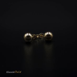 8 kt. Guld restikkere med 5,0mm kugle