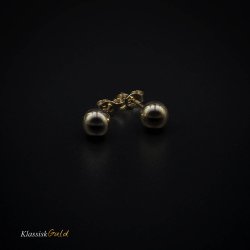 8 kt. Guld restikkere med 5,0mm kugle