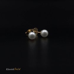 14 kt. Guldresticks med 4mm ferskvandsperler