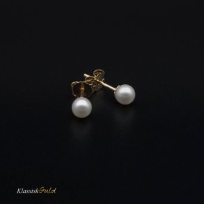 8 kt. Guldresticks med 4mm ferskvandsperler