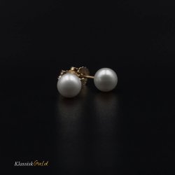 8 kt. Guldresticks med 5mm ferskvandsperler