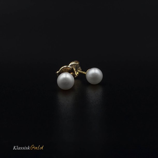 8 kt. Guldresticks med 4mm kulturperler