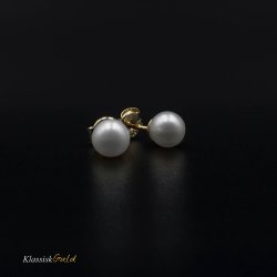 8 kt. Guldresticks med 5mm kulturperler