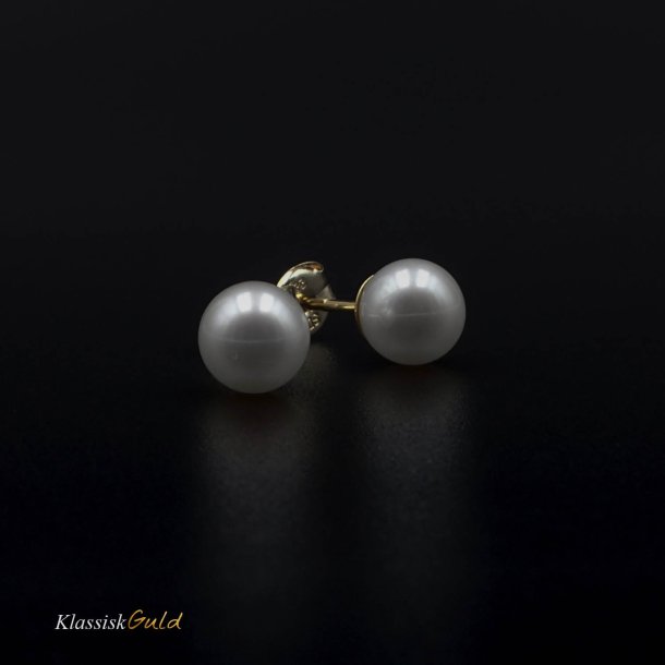 8 kt. Guldresticks med 6mm kulturperler