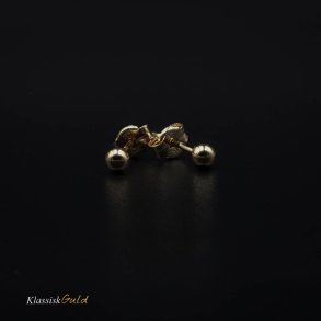 14 kt. Guld restikkere med 3,0mm kugle