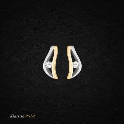 14 kt. Guld resticks med 0,05 ct. diamant