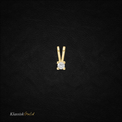 8 kt. Eternity diamant vedh�ng 0,05ct. 4/Grab