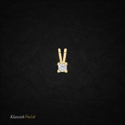 14 kt. Eternity diamant vedh�ng 0,10ct. 4/Grab