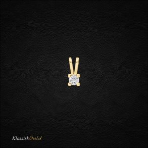 14 kt. Eternity diamant vedhng 0,10ct. 4/Grab