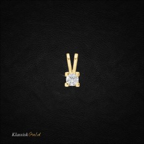 14 kt. Eternity diamant vedhng 0,20ct. 4/Grab