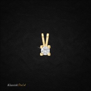 14 kt. Eternity diamant vedhng 0,25ct. 4/Grab